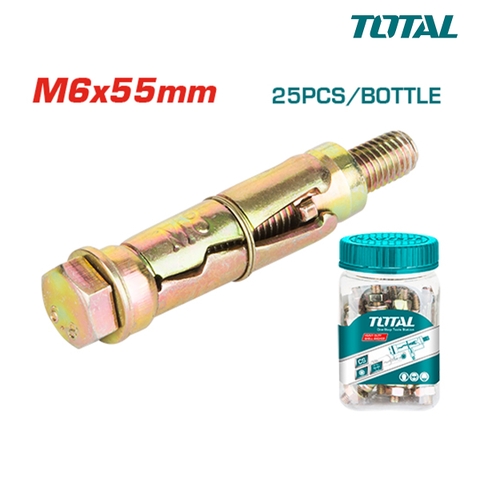 Bộ 25 neo nặng M6x55mm TOTAL WJHA0605511