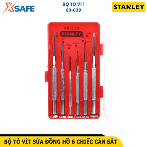Bộ tô vít sửa đồng hồ 6 chiếc cán sắt STANLEY STHT66039-8