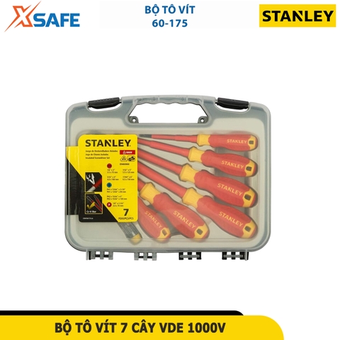 Bộ tô vít VDE 7 cây chuyên dụng, cách điện 1000V STANLEY STMT60175