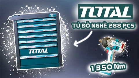 Bộ Tủ Dụng Cụ  7 Ngăn 288 Chi Tiết TOTAL THPTCS82882