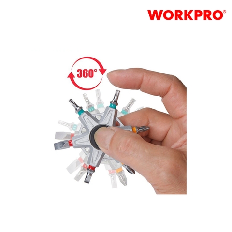Bộ tua vít mở rộng 6in1 Workpro - WP221065