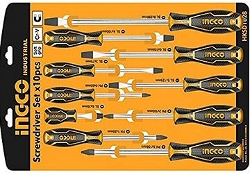 Bộ tuốc nơ vít (tô vít) 10 chi tiết INGCO HKSD1028 rẻ