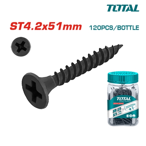 Bộ 120 vít bắt tường ST4.2x51mm TOTAL WJDS4205121