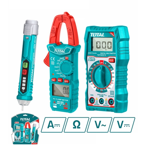 Bộ 3 Dụng Cụ Kiểm Tra điện Total TMT43028