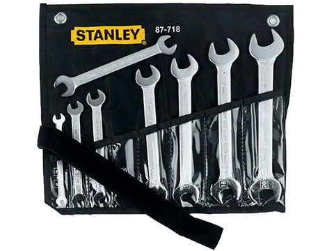 Bộ Cờ Lê 2 Đầu Miệng Hệ Mét 8 Chi Tiết Stanley 87-718-1