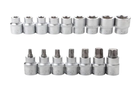 Bộ đầu vặn vít 1/2 inch (1 Bộ = 16 cái) Workpro - WP202596