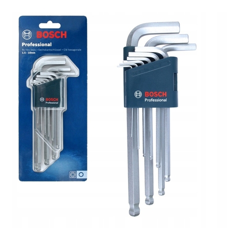 Bộ Lục Giác 9 Món Bosch 1600A01TH5