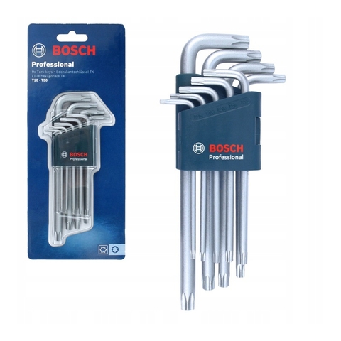 Bộ Lục Giác Bông 9 Món Bosch 1600A01TH4