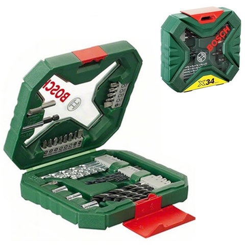 Bộ Mũi Khoan Và Vặn Vít X-Line 34 Món Bosch 2607010608