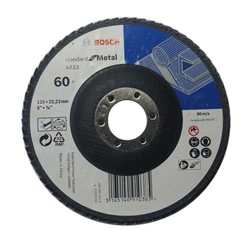 Đĩa Nhám Xếp Alox P60, Ø180mm Bosch 2608601693