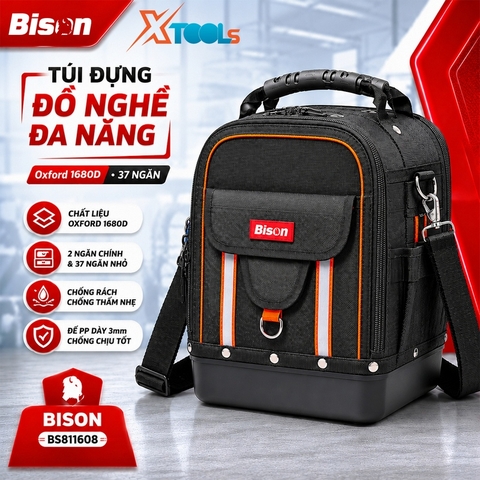[Sale 9/9] Túi Đồ Nghề Bison Pro BS811608