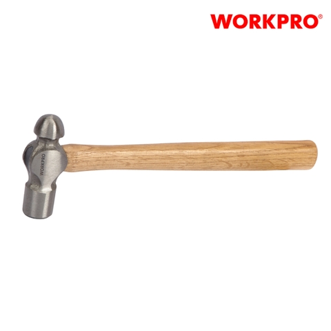 Búa 2 đầu 337gram (12OZ), gồm 1 đầu bằng và 1 đầu bi, cán bọc gỗ Workpro - WP241025