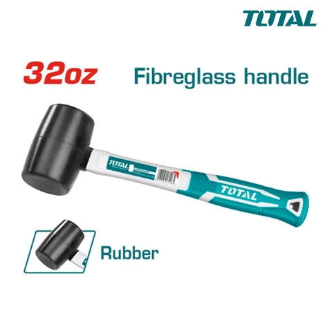 Búa cao su đen 900g TOTAL  THT763216