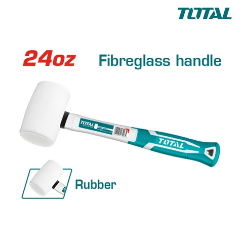 Búa cao su trắng 660g Total THT762436