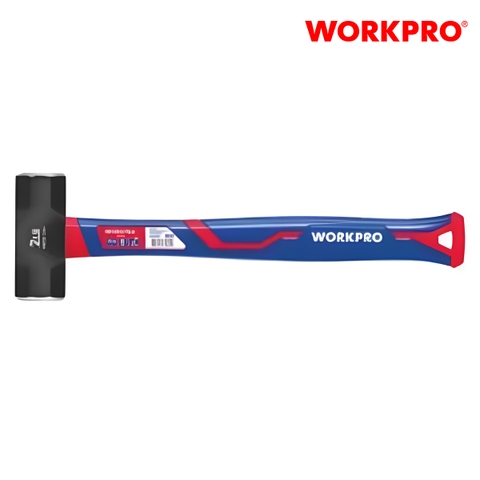 Búa đầu đá 1500gram, cán bọc cao su Workpro - WP241032
