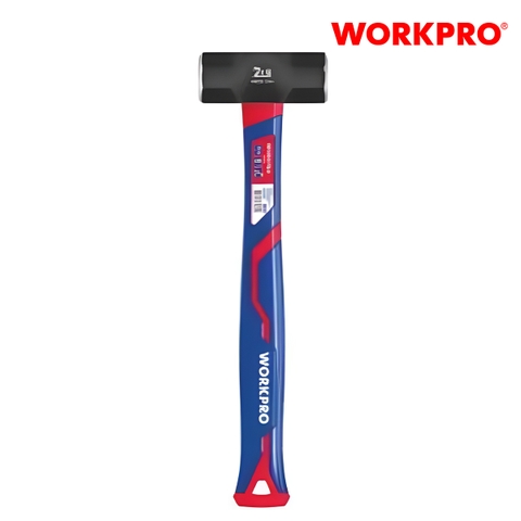 Búa đầu đá 1500gram, cán bọc cao su Workpro - WP241032
