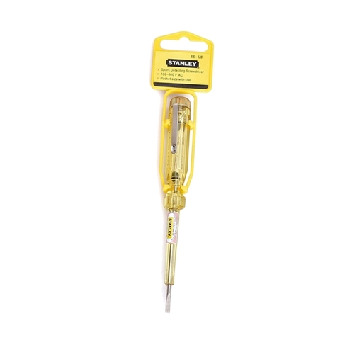 Bút thử điện 180mm, (100-500V) STANLEY 66-120-S