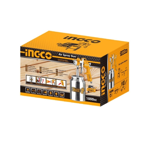 Súng phun sơn chỉnh gió 1000cc INGCO ASG3101