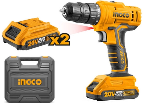 Máy khoan dùng pin 45Nm Ingco CDLI20012 Kèm pin 20V