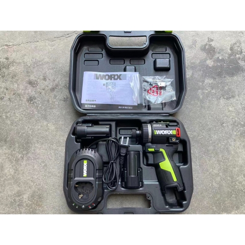 Combo Máy Vặn Vít Dùng Pin 12V Worx WU139 (1 Thân Máy +1 Pin 2.0Ah + 1 Sạc + 1 Thùng)