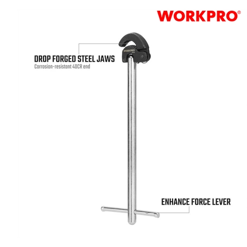 Cờ lê có hàm điều chỉnh được, kích thước: 280mm (11 inches), Workpro - WP309