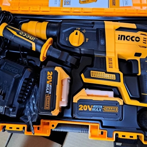 Máy Khoan Đục Pin 20V INGCO CRHLI202289 Công Suất Khoan 26mm