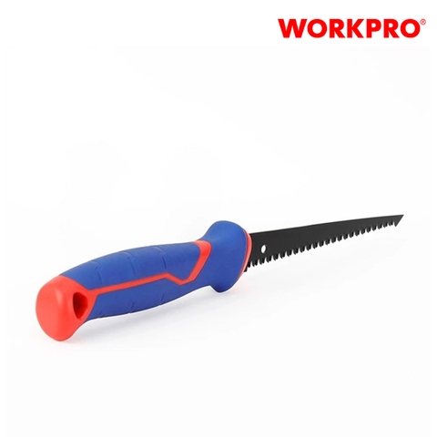 Cưa tay, lưỡi cưa đôi bằng kim loại, có đầu nhọn (dạng kiếm), kích thước 150mm (6 inches) Workpro - WP215017