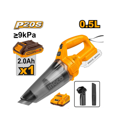 Máy Hút Bụi Dùng Pin 20V-0.5L INGCO CVLI20126