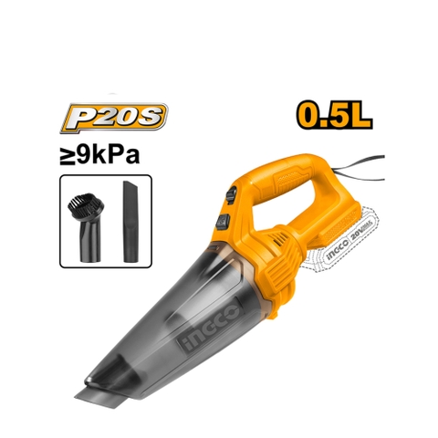 Máy Hút Bụi Dùng Pin 20V-0.5L (không Kèm Pin Và Sạc) INGCO CVLI201261