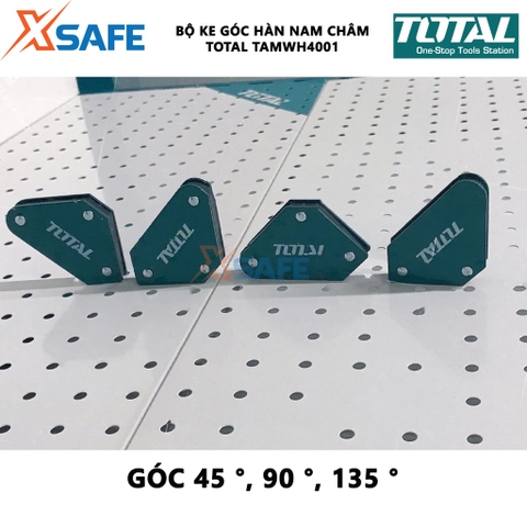 Bộ 4 ke góc nam châm hàn 3 góc TOTAL TAMWH4001 chính hãng