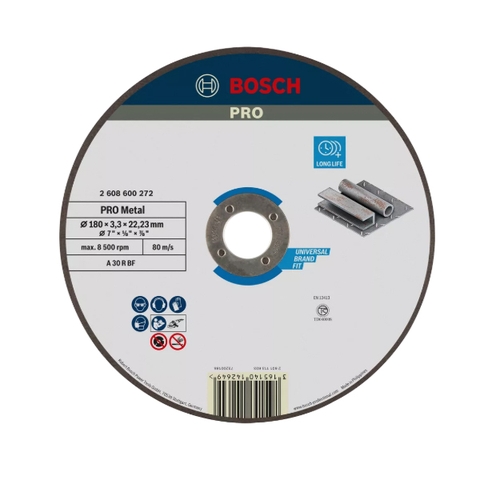 Đá Cắt 230x3.3x22.2mm (Sắt) Bosch 2608600274