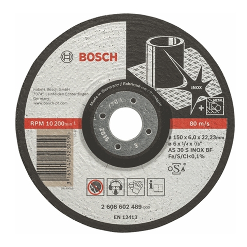 Đá Mài 150x6x22.23mm (Inox) Bosch 2608602489