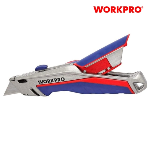Dao tiện ích có lưỡi cắt, lưỡi dao thu vào được Workpro - WP013040