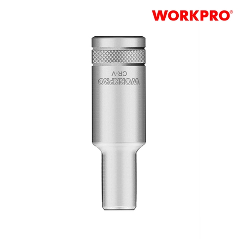 Đầu tuýp dài có đầu vuông 1/2 inch và đầu lục giác 6 cạnh size 10mm Workpro - WP274115