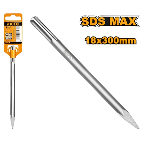 Mũi Đục Nhọn Max 18x300mm INGCO DBC0212801
