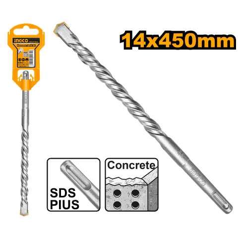 Mũi Khoan Bê Tông Đuôi Gài 14x450mm INGCO DBH1211405