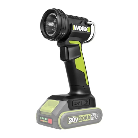 Đèn LED Dùng Pin 20V (Thân Đèn, Chưa Pin Sạc) Worx WU027.9