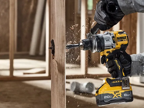 Máy Khoan Pin Dewalt Búa Và Vặn Vít 20v Cầm Tay Động Cơ Gắn Liền DCD1007N-B1
