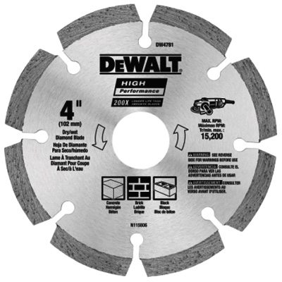 Đĩa cắt gạch 105 x 20 mm 7mm DEWALT DW4781-B1