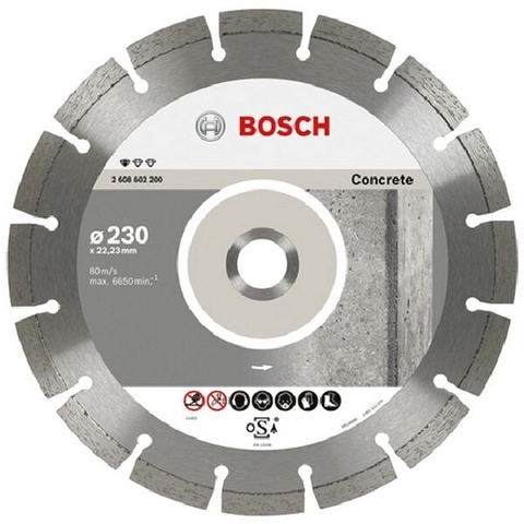 Đĩa Cắt Kim Cương 230x22.2mm Bê Tông Bosch 2608602200