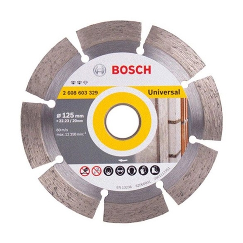 Đĩa Cắt Kim Cương 125x22.2mm Đa Năng Bosch 2608603329