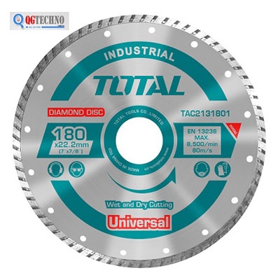 Đĩa cắt gạch ướt Total 115x22 mm TAC2121153