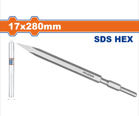 Mũi Đục Nhọn Đuôi Lục Giác 17x280mm WADFOW WGZ1205