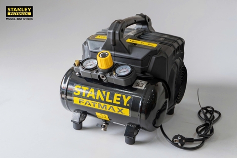 Máy Nén Khí Mini Không Dầu 6 Lít Stanley DST101/8/6