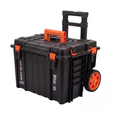 Thùng đồ nghề size XL (có bánh xe) tay kéo Bison BS911421-XL