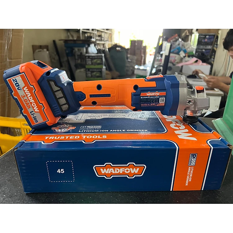 Máy mài góc dùng pin Lithium-ion 20V (không chổi than) WadFow WLAPM11