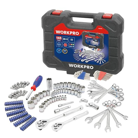 Bộ Đầu Cờ Lê Thay Thế 145 Chi Tiết Workpro WP003046