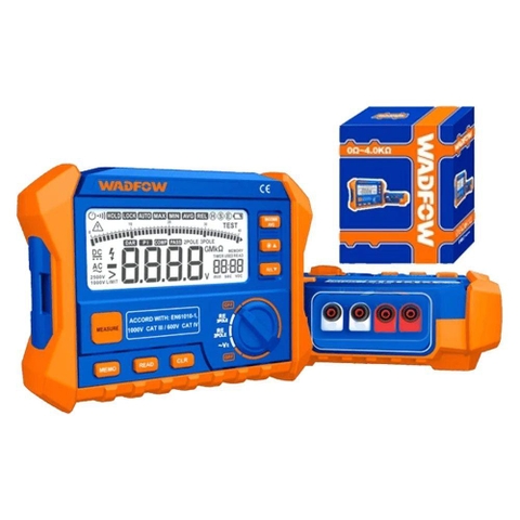 Đồng Hồ Đo Điện Trở Cách Điện 50V-1000V WADFOW WDM9508