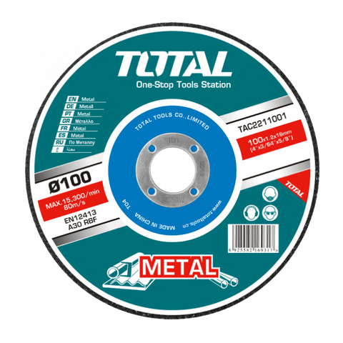 Đĩa mài kim loại Total 180 mm TAC2231801SA