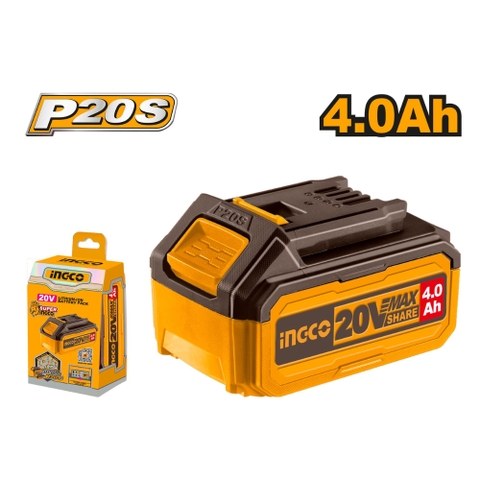 Pin  Lithium-Ion 20V/4.0Ah INGCO FBLI20021